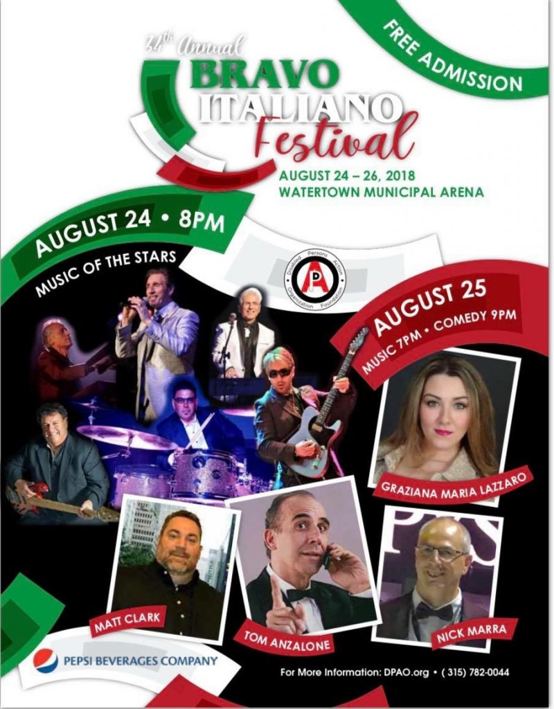 34th Annual Bravo Italiano Festival – Watertown, NY