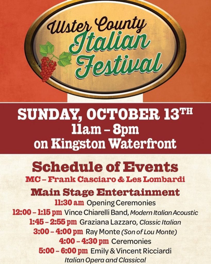 Ulster County Italian Festival – Kingston, NY