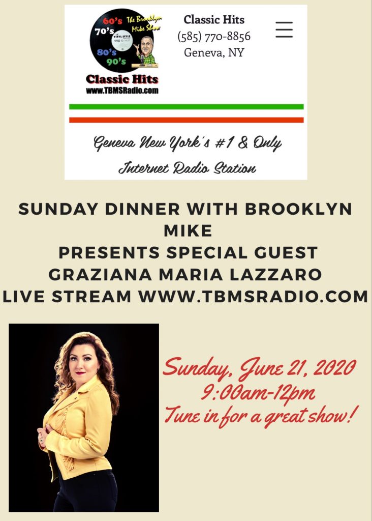 TBMSRadio Interview Sunday Dinner with Brooklyn Mike – Geneva, NY